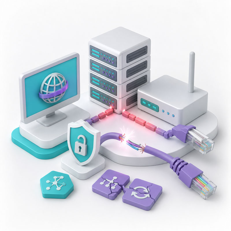 ضعف در تنظیمات فایروال، VPN و تجهیزات شبکه