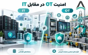 امنیت در شبکه OT در مقابل IT
